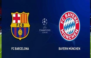 فوز برشلونة برباعية على  بايرن ميونخ في دوري أبطال أوروبا - فيديو
