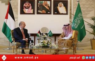 مصطفى وبن فرحان يبحثان تنفيذ مخرجات اجتماع التحالف الدولي لحل الدولتين