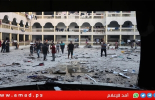 دير البلح: استشهاد 22 مواطن بعد قيام قوات الاحتلال بقصف مدرسة تأوي نازحين