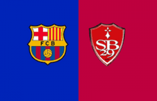 برشلونة يفوز بثلاثية نظيفة على بريست..و ليفاندوفسكي بنضم لنادي المائة