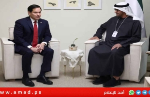 خلال لقائه روبيو.. بن زايد يؤكد ضرورة ربط عملية إعمار غزة بمسارٍ يؤدي إلى حل الدولتين