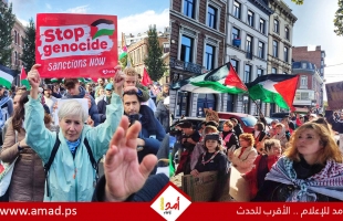 آلاف المتظاهرين في شوارع لييج رفضاً للإبادة في غزة ومطالبةً بفرض عقوبات على دولة الاحتلال - صور