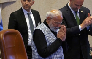 كتلة الجبهة والعربية للتغيير تقاطع مراسم استقبال مودي في الكنيست بسبب مواقفه الفاشية