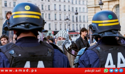 الشرطة الفرنسية تفض اعتصام مؤيد للقضية الفلسطينية بمعهد العلوم السياسية