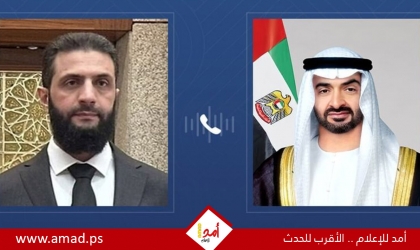 "سانا": أحمد الشرع والشيخ محمد بن زايد يناقشان سبل تعزيز العلاقات الثنائية بين سوريا والإمارات