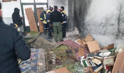 سانا: انفجار داخل مسجد في حمص وسقوط قتلى وإصابات- فيديو