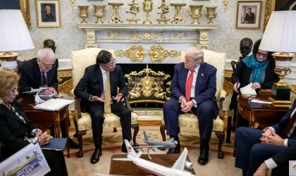 ترامب "يتغزل" في خصمة اللدود الرئيس الكولومبي بيترو: أنت رائع