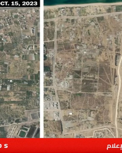صور جوية تكشف خطة إعادة الانتشار الإسرائيلية في غزة